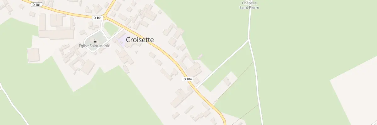 Plan du 15 Rue de Frévent à Croisette