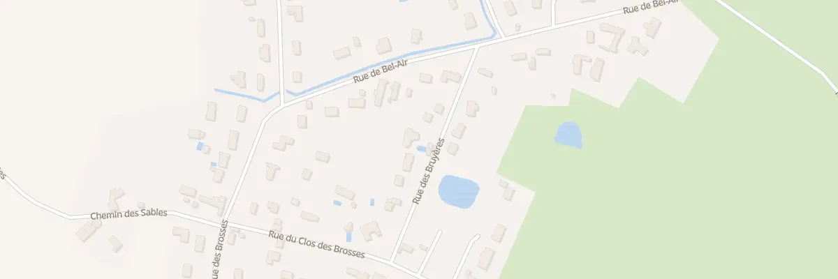 Plan du 7 Rue des Bruyeres à Saint-Martin-d’Abbat