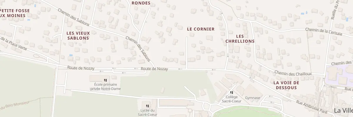 Plan du 26 Rte de Nozay à La Ville-du-Bois