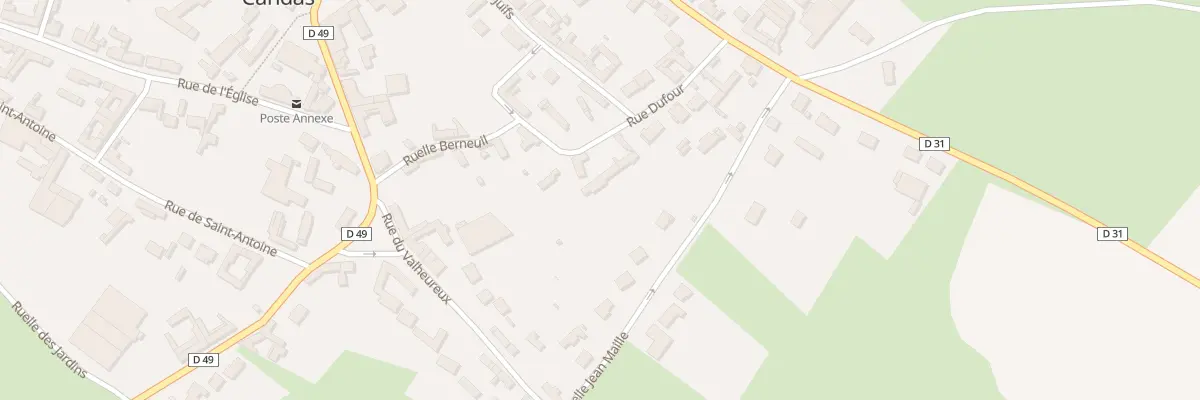 Plan du 15 Rue Dufour à Candas