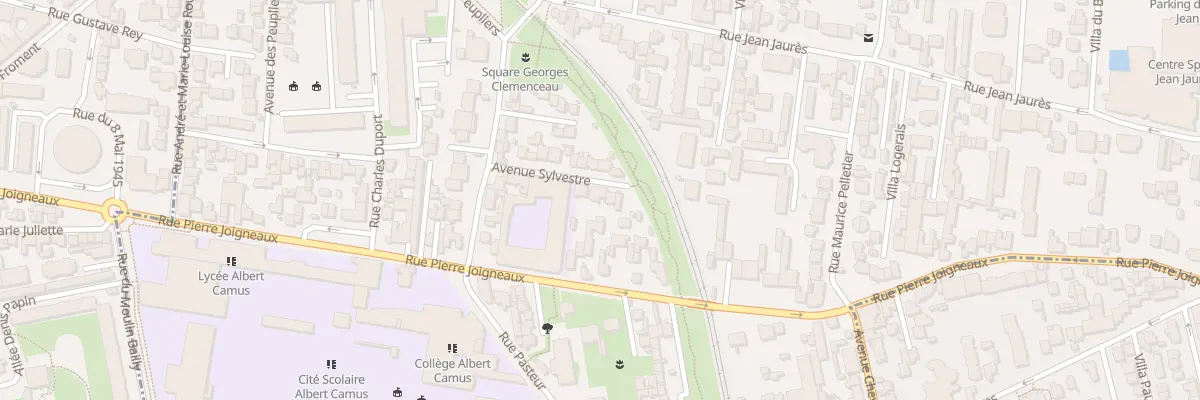 Plan du 16 Av Sylvestre à Bois-Colombes