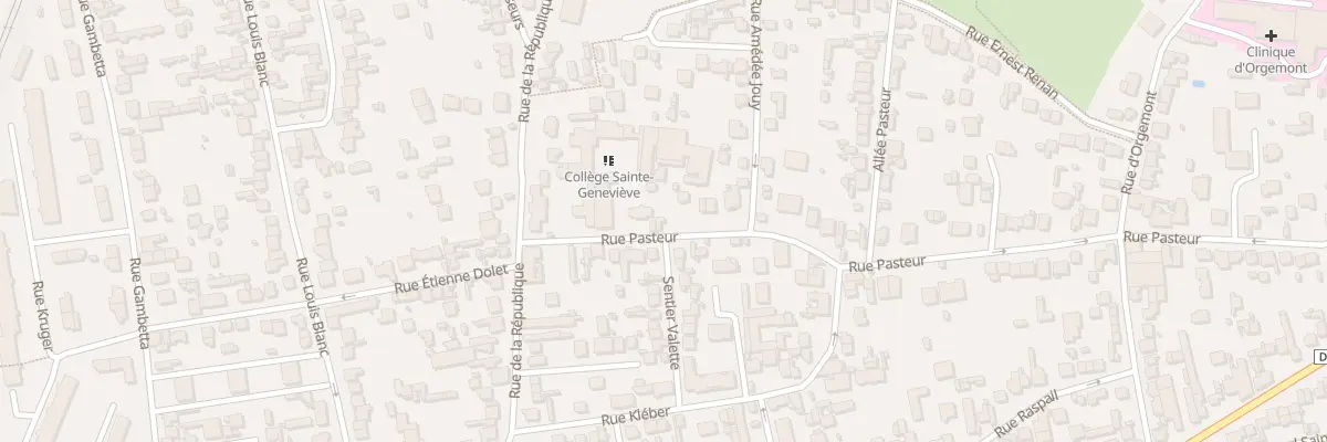 Plan du 11 Rue Pasteur à Argenteuil