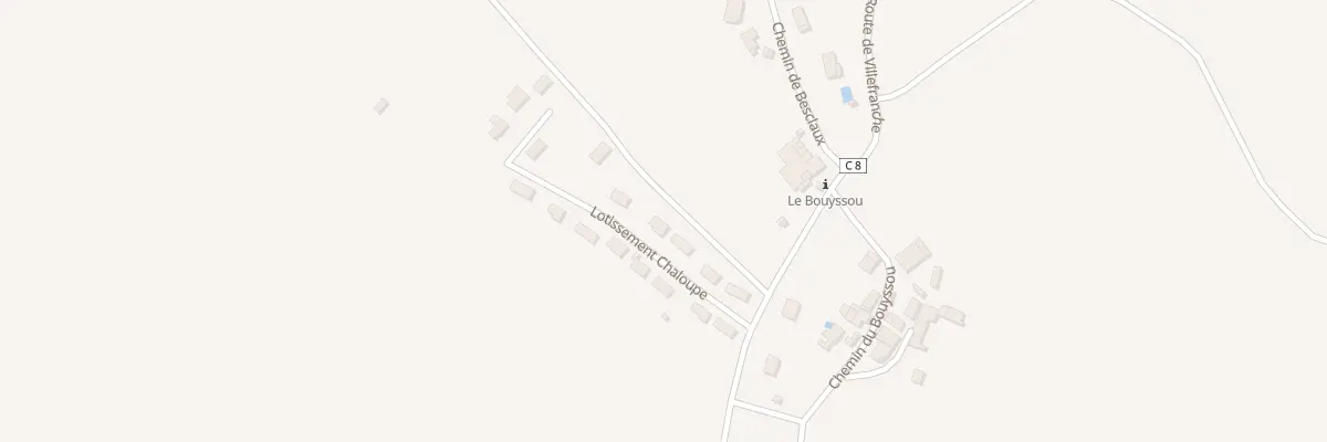 Plan du 8 Chaloupe à Fauch