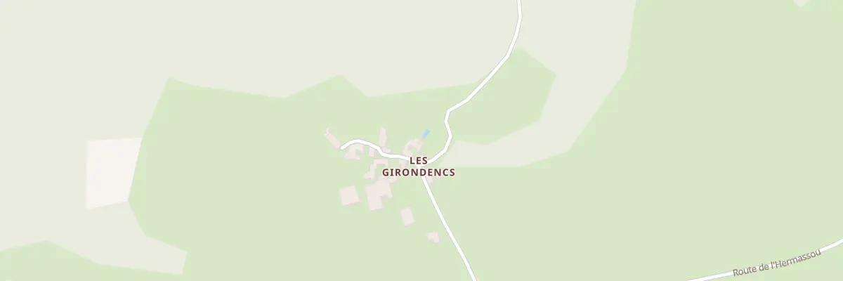 Plan du 234 Rte du Girondenc à Pampelonne