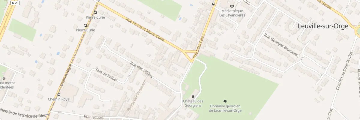 Plan du 1 Pl des Ffi à Leuville-sur-Orge