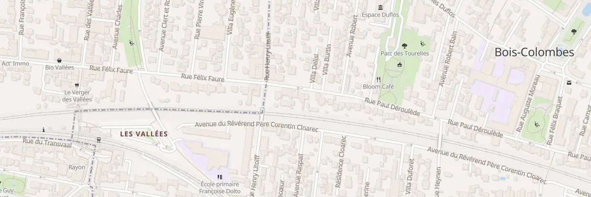 Plan du 127 Rue Paul Déroulède à Bois-Colombes