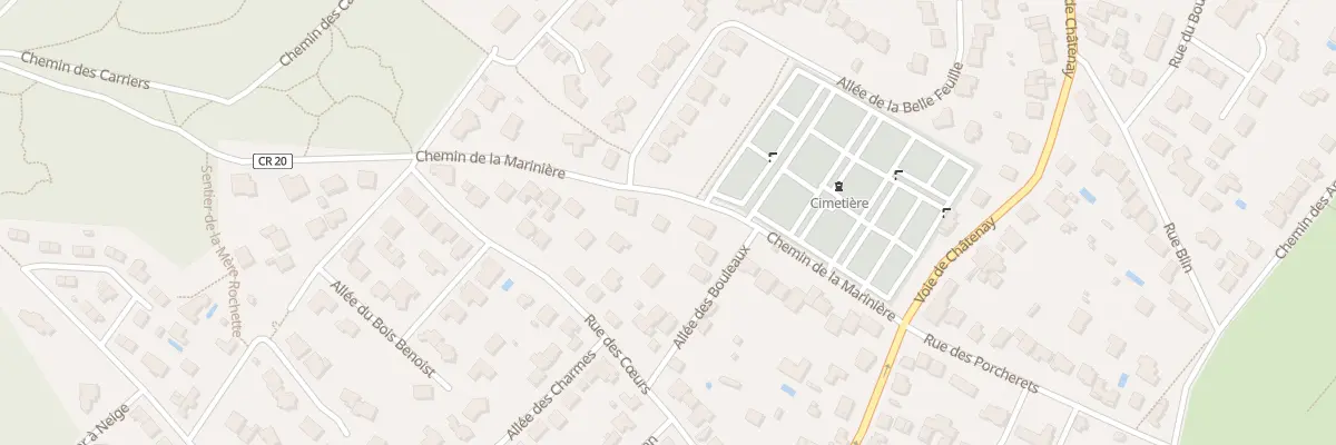 Plan du 19 Che de la Marinière à Verrières-le-Buisson