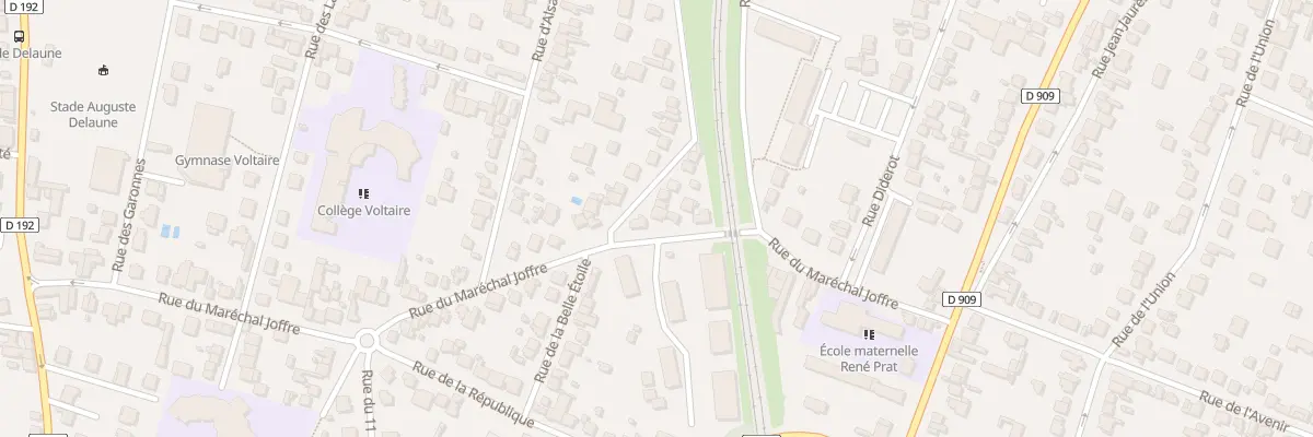 Plan du 71 Rue du Marechal Joffre à Sannois