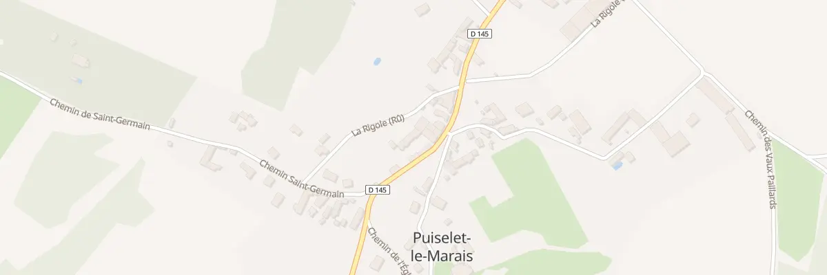 Plan du 25 Rue de la Grande Vallée à Puiselet-le-Marais