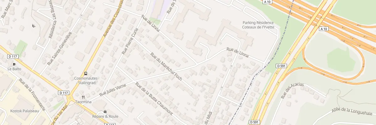 Plan du 25 Rue Jules Verne à Palaiseau