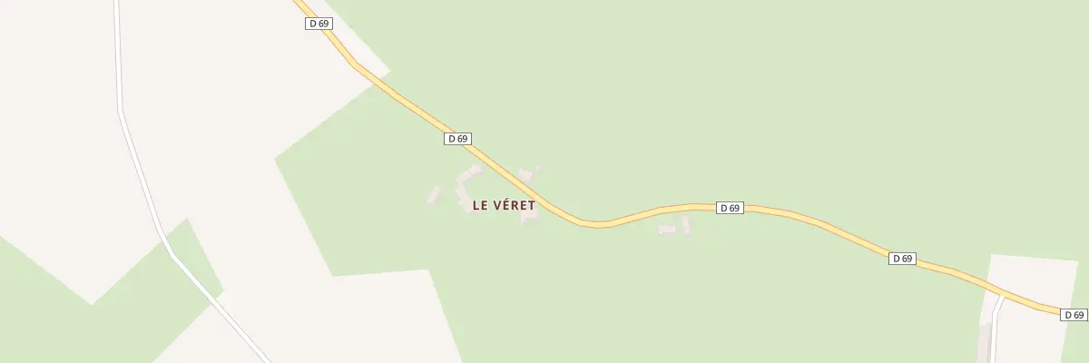 Plan du 1300 Rte du Coursat à Saint-Pierre-les-Bois