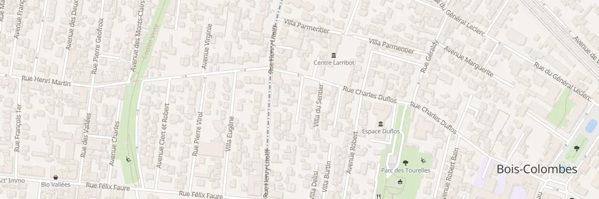 Plan du 111 Rue Charles Duflos à Bois-Colombes