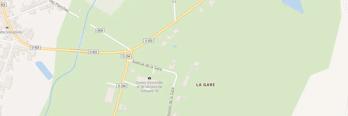 Plan du 2 Av de la Gare à Brinon-sur-Sauldre