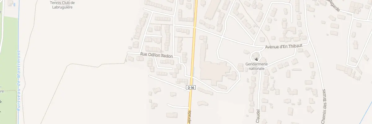 Plan du 13 Rue Edouard Manet à Labruguière