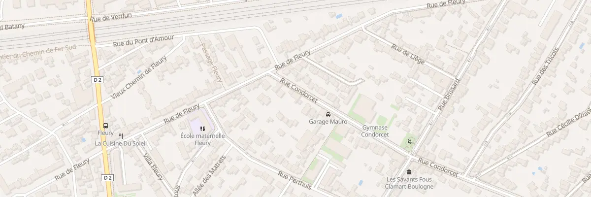 Plan du 97 Rue Condorcet à Clamart