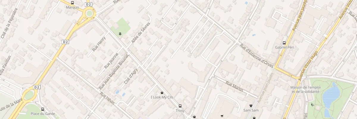 Plan du 40 Rue P Vaillant Couturier à Clamart