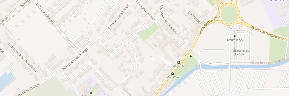 Plan du 11 Rue des Cottages du Plateau à Amiens