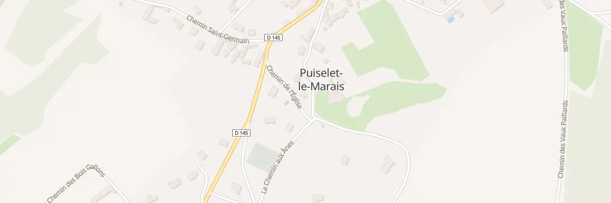 Plan du 6B Rue de l’Eglise à Puiselet-le-Marais