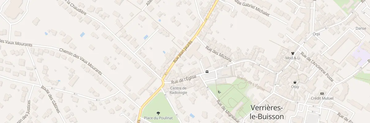 Plan du 8 Rue Jean Jaurès à Verrières-le-Buisson