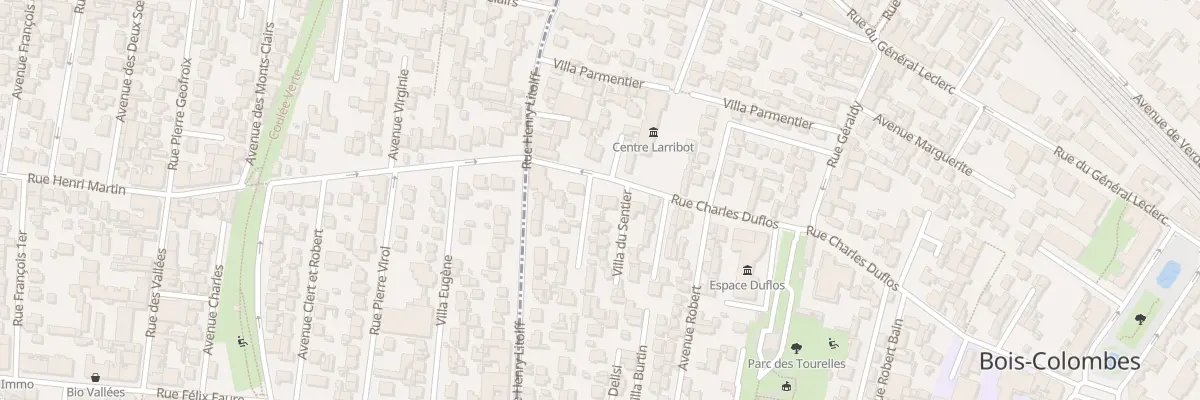 Plan du 105 Rue Charles Duflos à Bois-Colombes