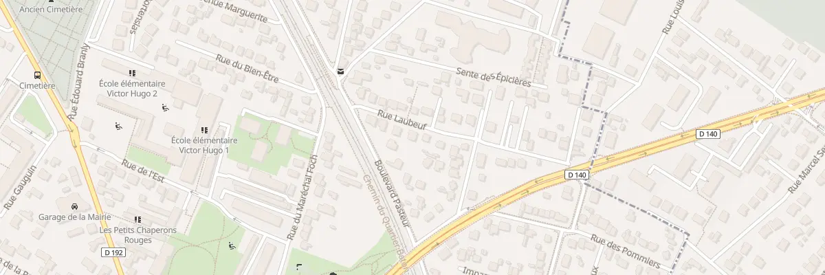Plan du 6 Rue Laubeuf à Ermont