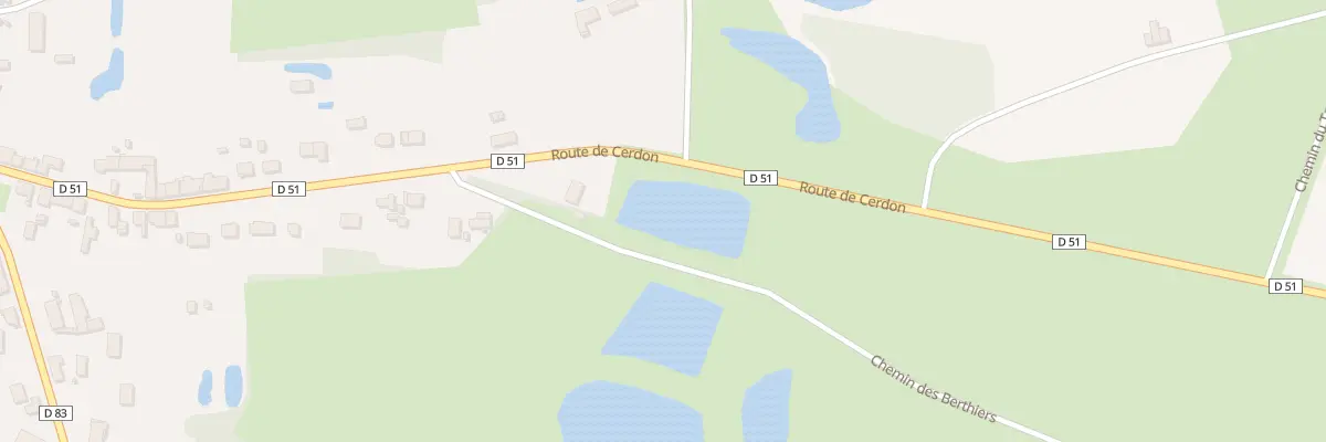 Plan du 36 Rte de Cerdon à Isdes