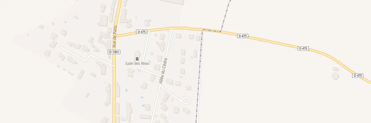 Plan du 6 All du Cèdre à Hébécourt