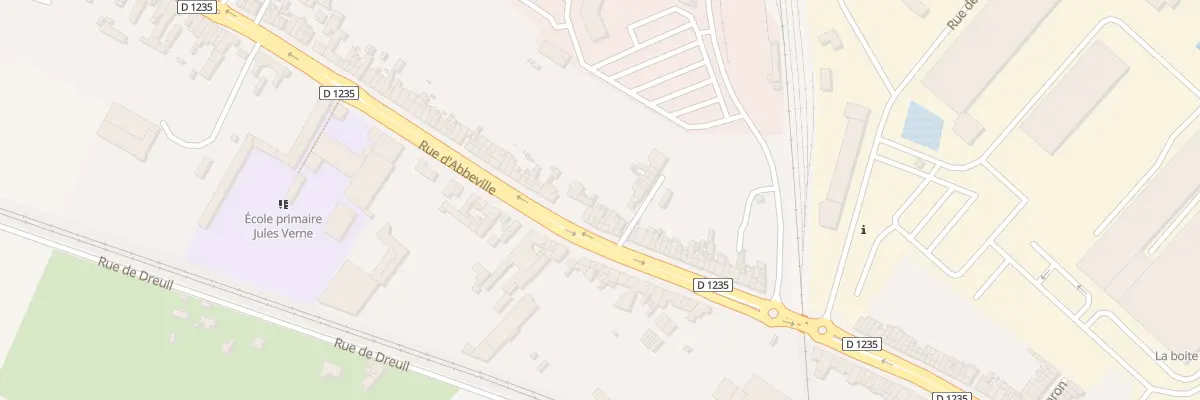 Plan du 276 Rue d’Abbeville à Amiens