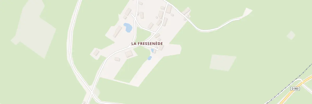 Plan du 2 La Fressenède à Peyrat-la-Nonière