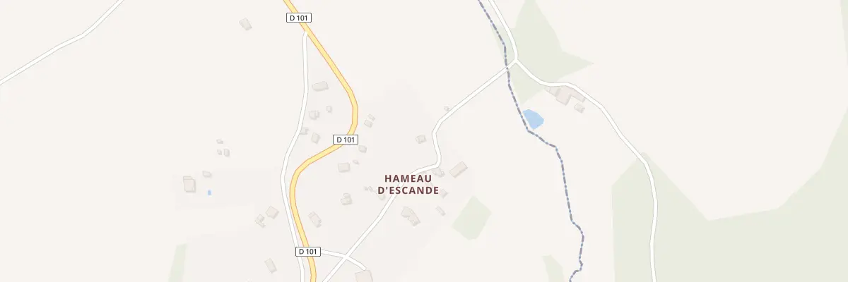 Plan du 51A Hameau d’Escande à Laprade