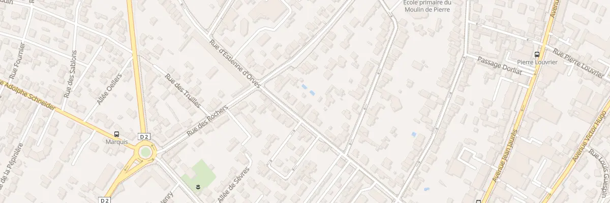 Plan du 34 Rue d’Estienne d’Orves à Clamart