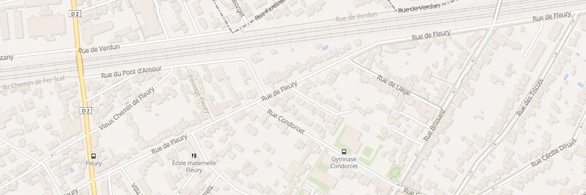 Plan du 77 Rue de Fleury à Clamart
