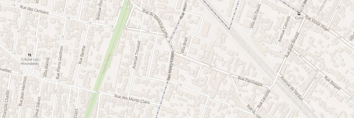 Plan du 133 Rue du Général Leclerc à Bois-Colombes