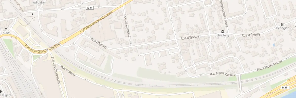 Plan du 20 Rue d’Epinay à Argenteuil