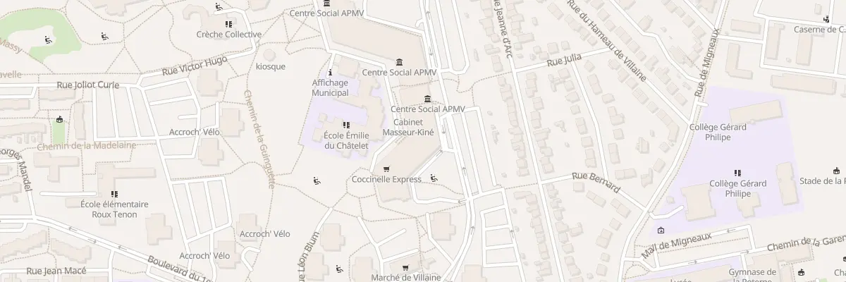 Plan du 6 All Albert Thomas à Massy