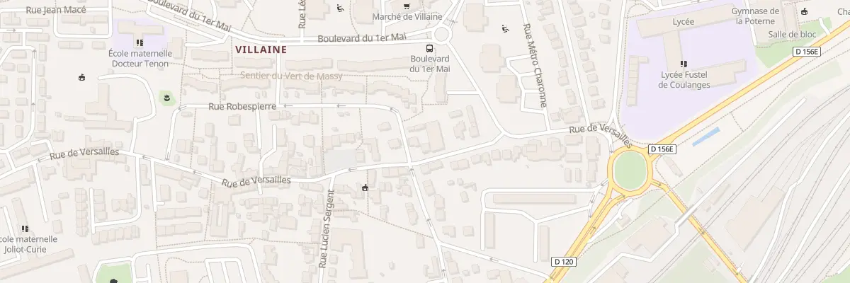 Plan du 8B Rue de Versailles à Massy