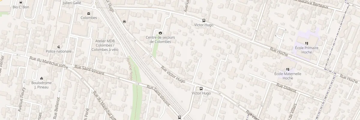 Plan du 57 Rue Victor Hugo à Colombes
