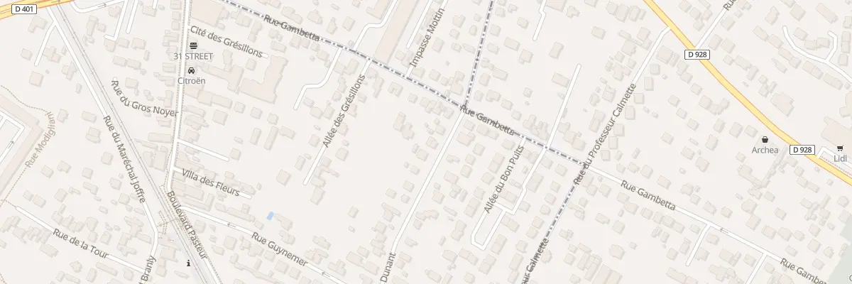 Plan du 391 Rue Henri Dunant à Ermont