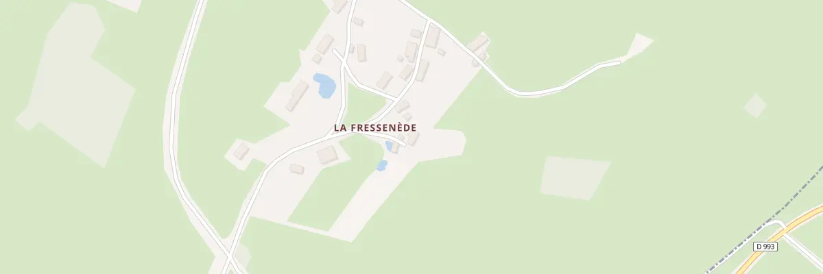 Plan du 5431 La Fressenède à Peyrat-la-Nonière