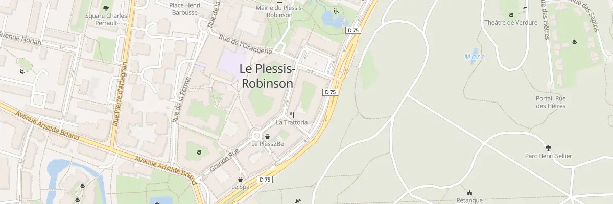 Plan du 14 Av Charles de Gaulle au Plessis-Robinson
