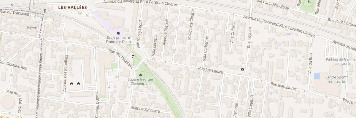 Plan du 100 Rue Jean Jaurès à Bois-Colombes