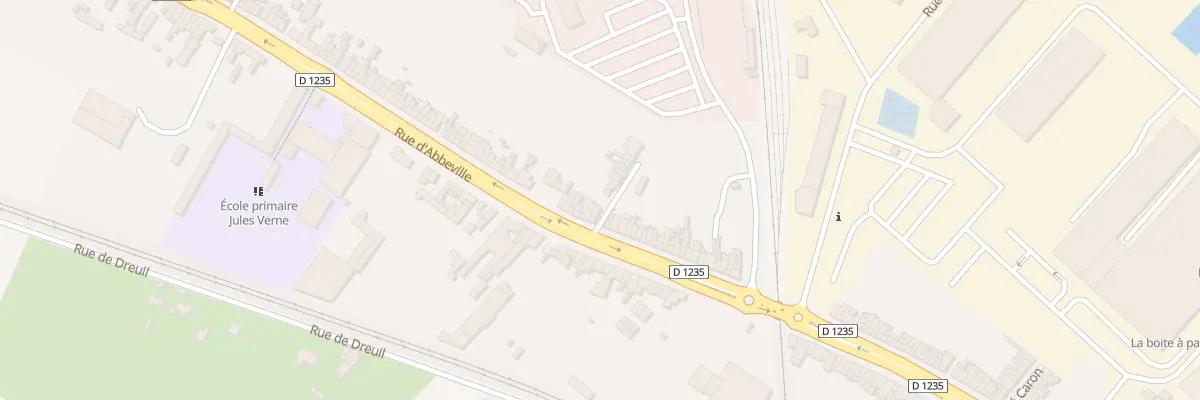 Plan du 266 Rue d’Abbeville à Amiens