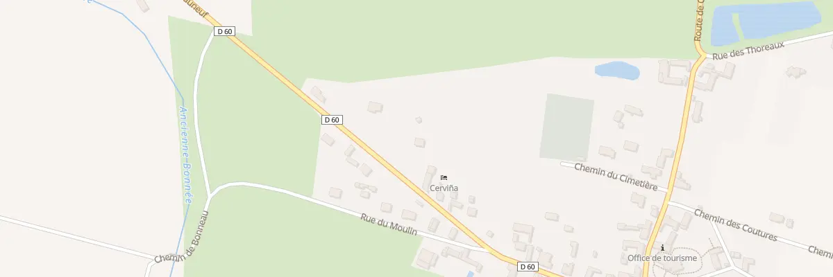 Plan du 30 Rte de Chateauneuf à Germigny-des-Prés