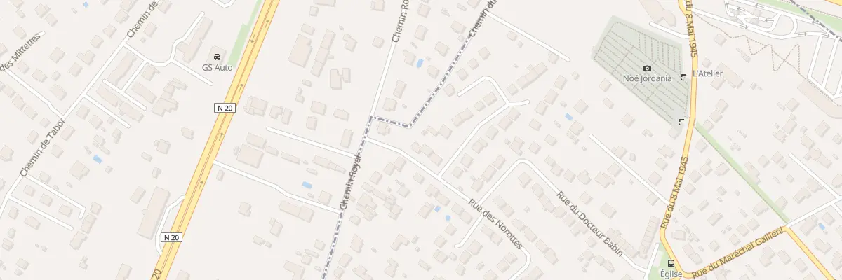 Plan du 2 Rue des Norottes à Leuville-sur-Orge
