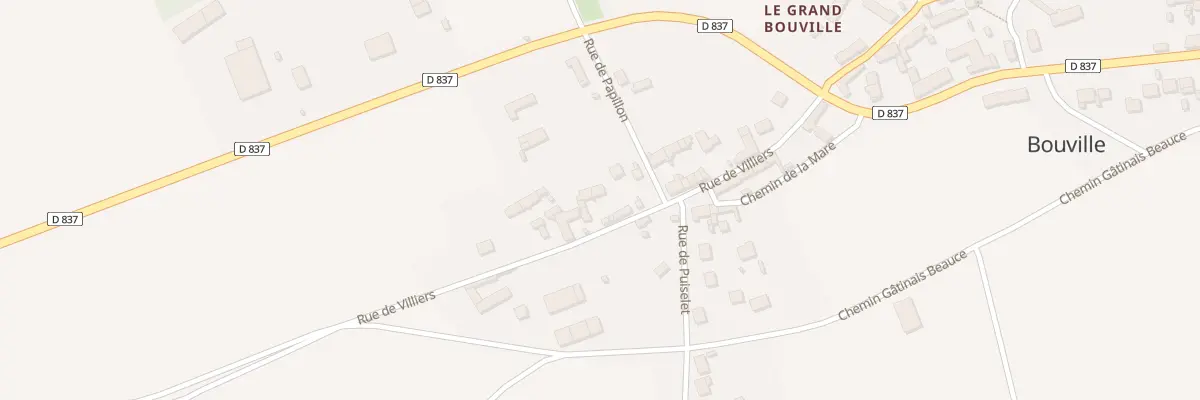 Plan du 52 Rue de Villiers à Bouville