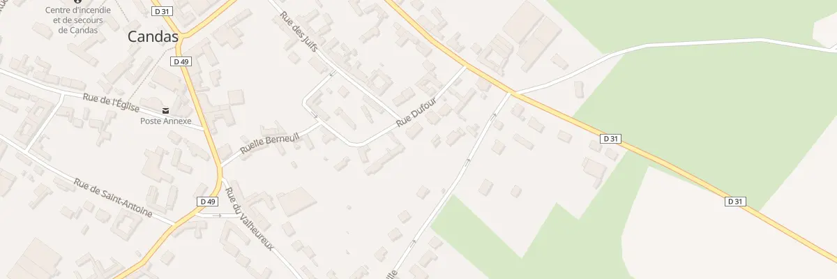 Plan du 11 Rue Dufour à Candas