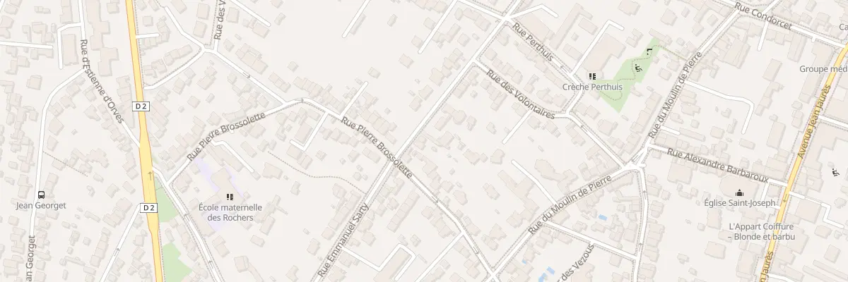 Plan du 42B Rue Emmanuel Sarty à Clamart