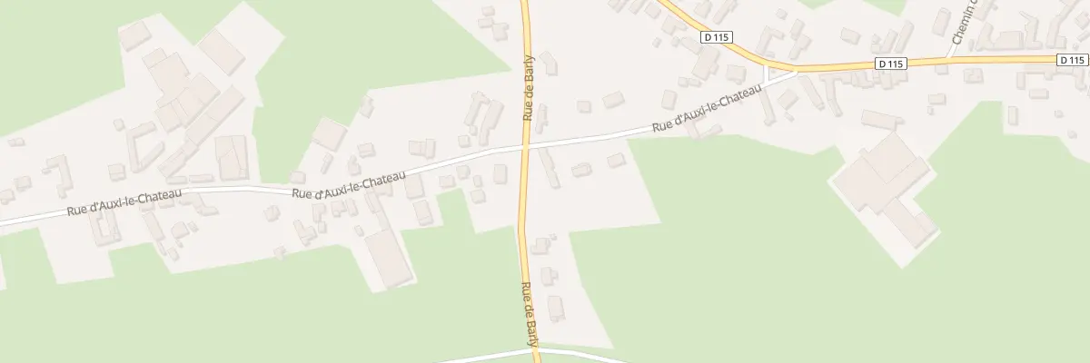 Plan du 21 Rue d’Auxi le Chateau à Bonnières
