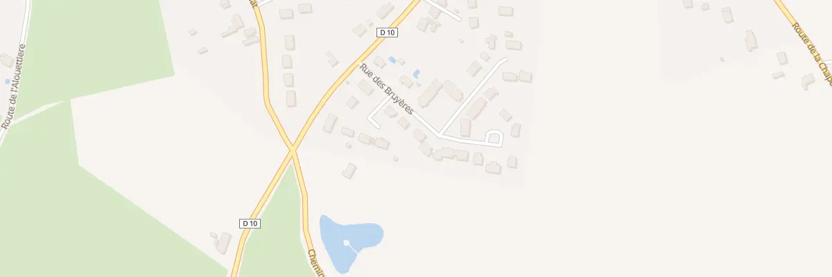 Plan du 10 Rue des Bruyères à Vitry-aux-Loges