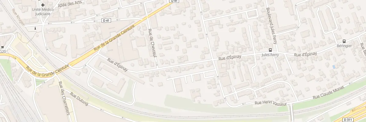 Plan du 25 Rue d’Epinay à Argenteuil
